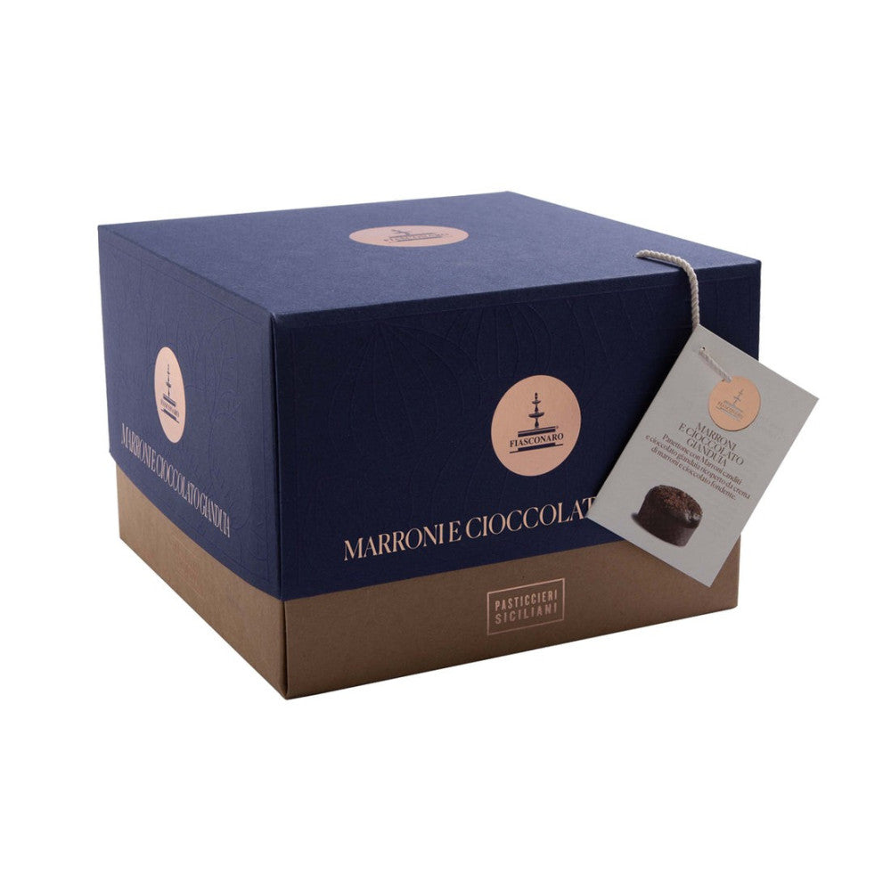 Panettone Fiasconaro Marroni e Cioccolato Gianduia Kg.1